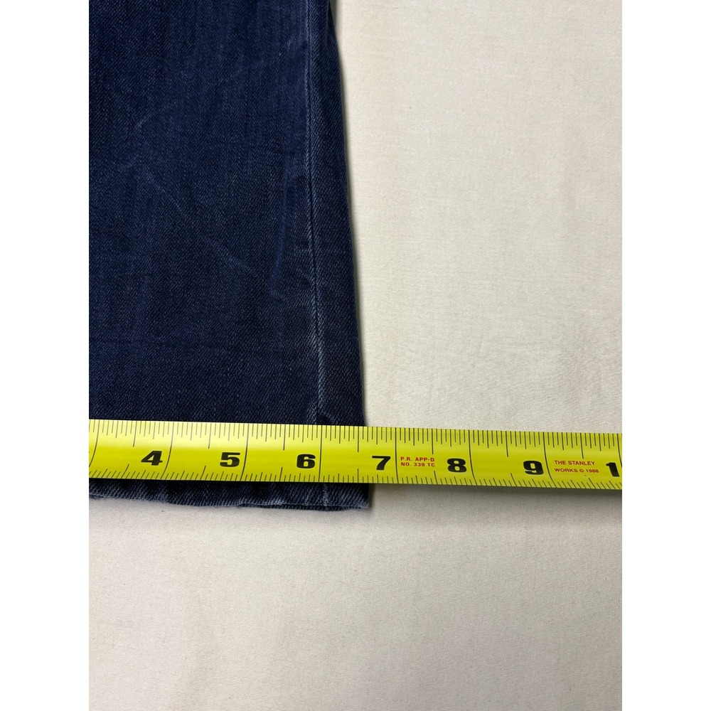 Scotch & Soda Amsterdams Blauw True Blue Jeans Mens 32x34 Dark Wash Button Fly - Picture 16 of 16